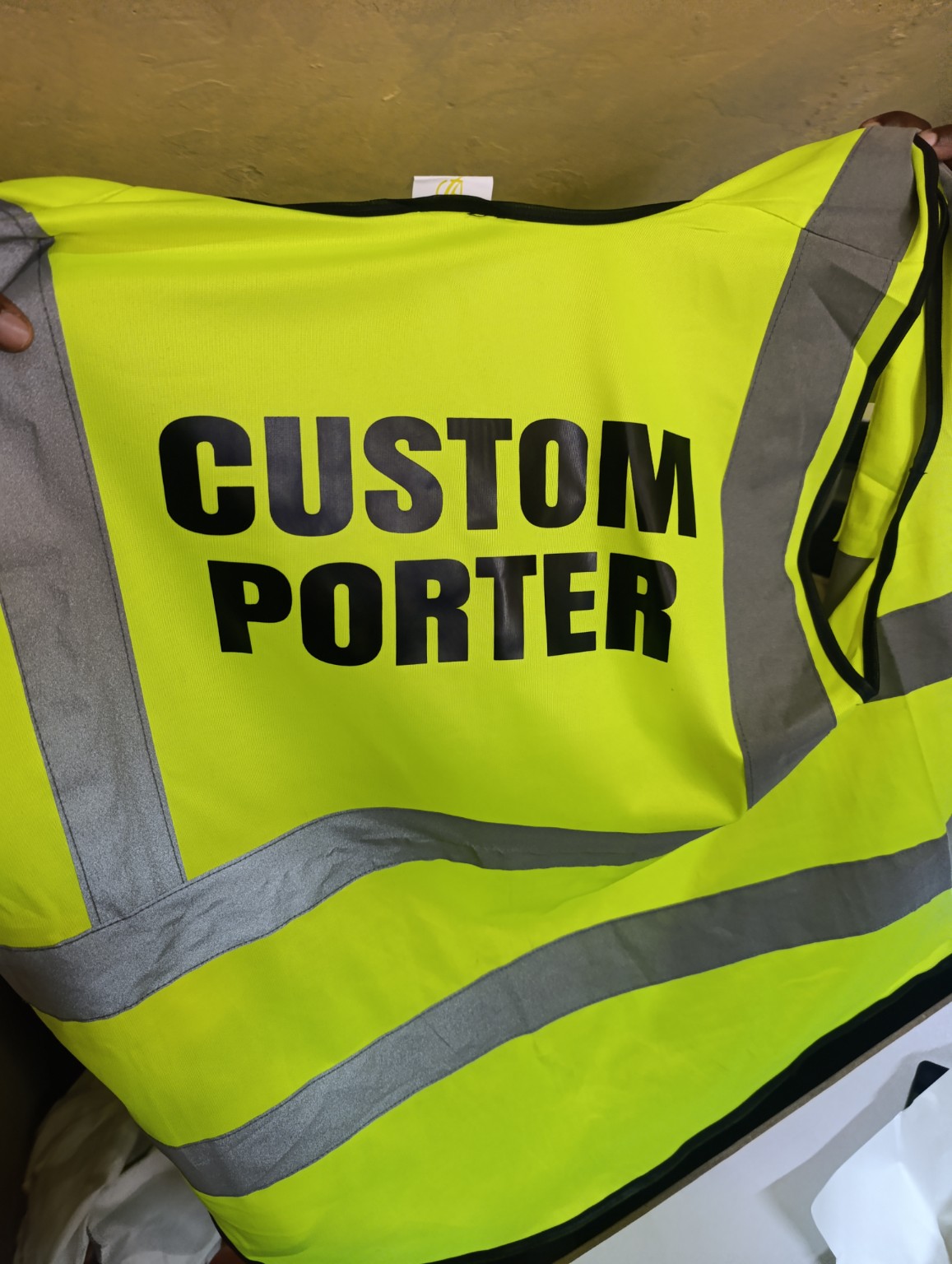 Safety vest branding